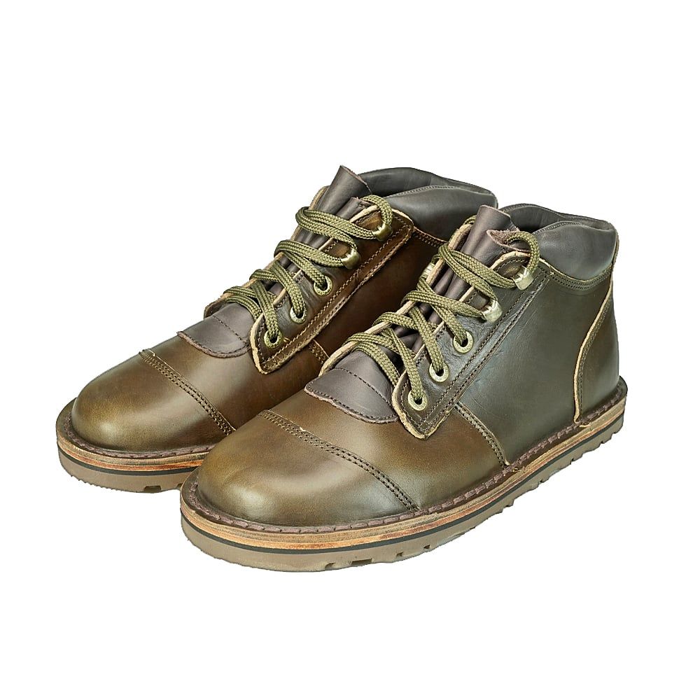 Jim Green Men's Barefoot African Ranger - Horween Olive Brown